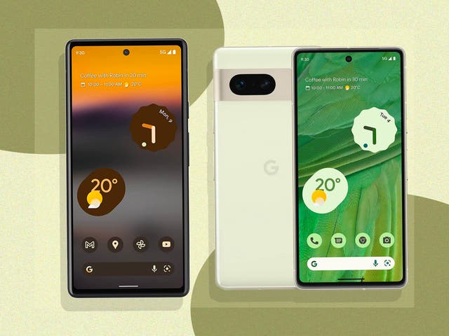 <p>The Pixel 7a would be the successor to the Pixel 6a (left) and a cheaper version of the Pixel 7 (right) </p>